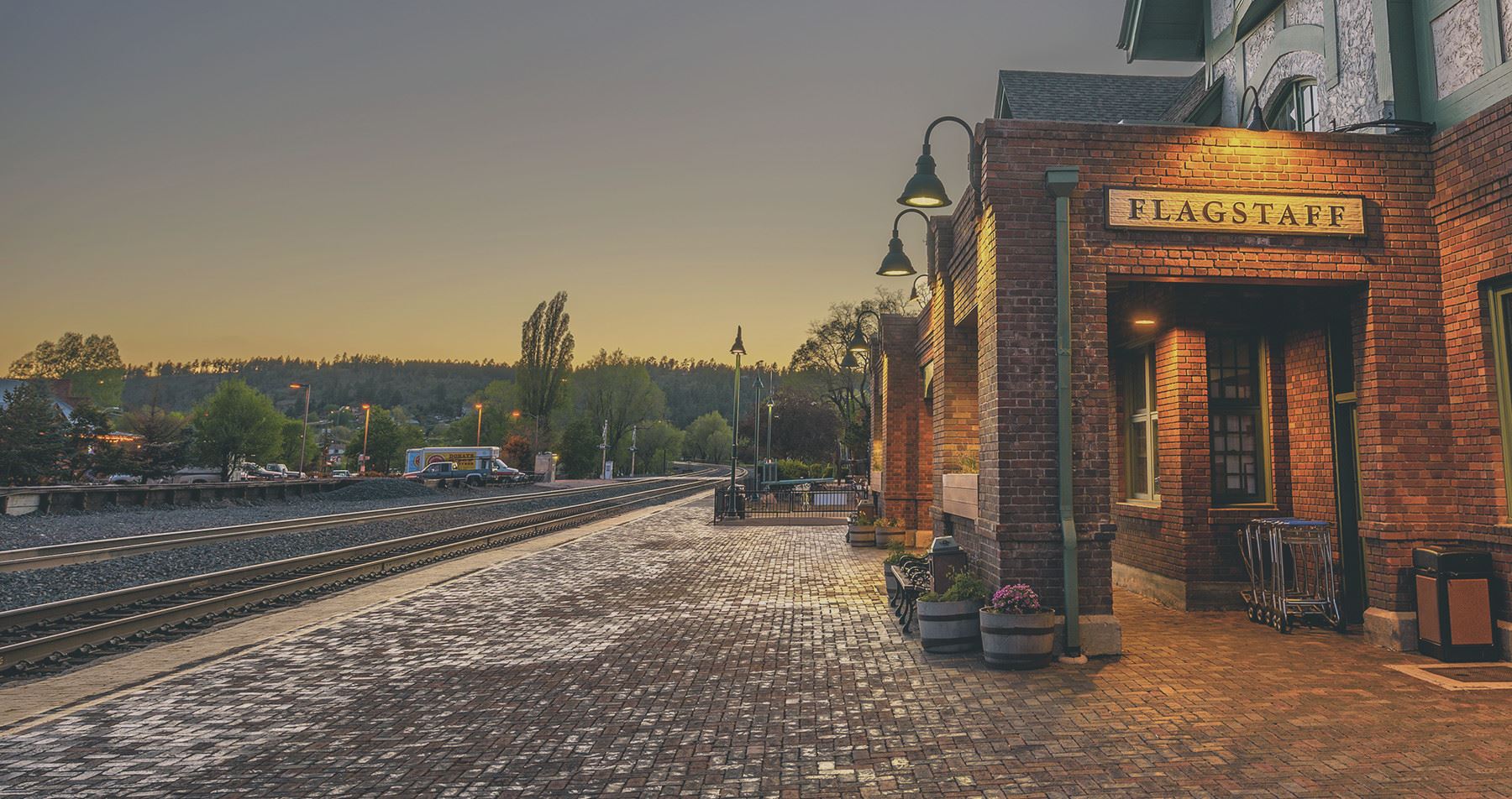 Flagstaff route photo used on the original Yellow Cab Kingman site.